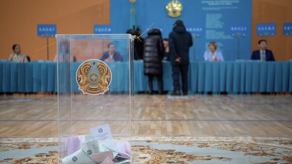 Ситуация на избирательных участках столицы. Парламентские выборы, 19 марта 2023 г. - Sputnik Казахстан