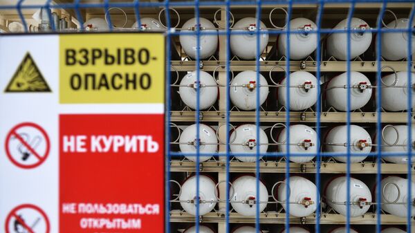 Газозаправочная станция, архивное фото - Sputnik Казахстан